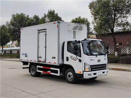 解放虎VN/2.1米寬廂體150馬力藍(lán)牌冷藏車