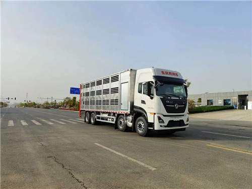 國六東風(fēng)天龍前四后八鋁合金畜禽運(yùn)輸車圖片參數(shù)介紹