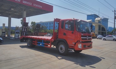 國(guó)五陜汽軒德平板運(yùn)輸車