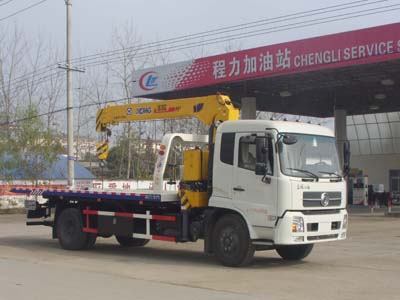 國(guó)五東風(fēng)天錦清障車帶隨車吊