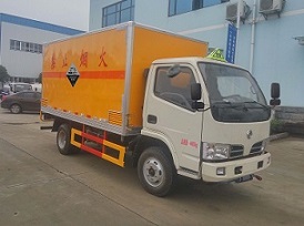 國五東風腐蝕性物品廂式運輸車